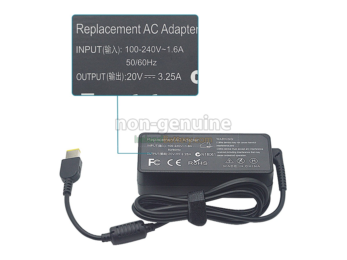 Replacement Lenovo ADLX65CCGU2A Adapter